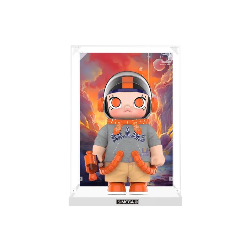 KGBOX SPACE Molly BEAMS Figure 1000% 400% Trendy Play Acrylic Display Case Model Accessories-6