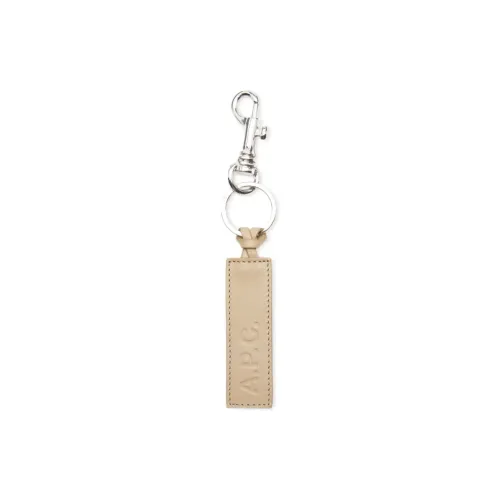 A.P.C Logo Embossed Keyring