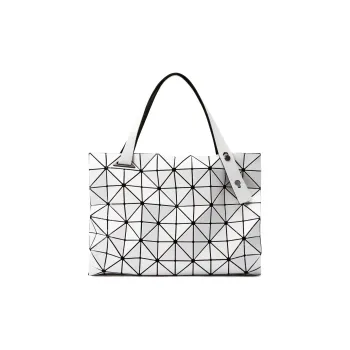 ISSEY MIYAKE Carton Polyvinyl Chloride Resin Tote Bag, Shopping Bag, Handbag, Shoulder Bag Women's White