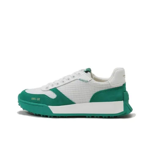 SAM EDELMAN Low-Top Casual Shoes Women's Green White