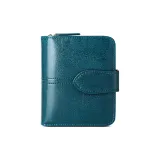 Peacock Blue (18 Card Slot Version)-Anti-Skimming