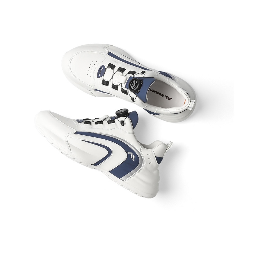 Kolumb Chunky Sneakers Men Low-Top Blue - POIZON
