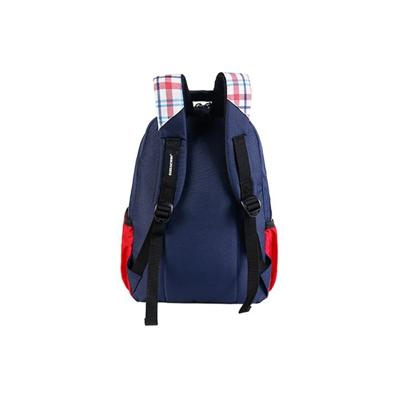 SUISSEWIN Fabric Backpack Regular Unisex Blue/Pink-2