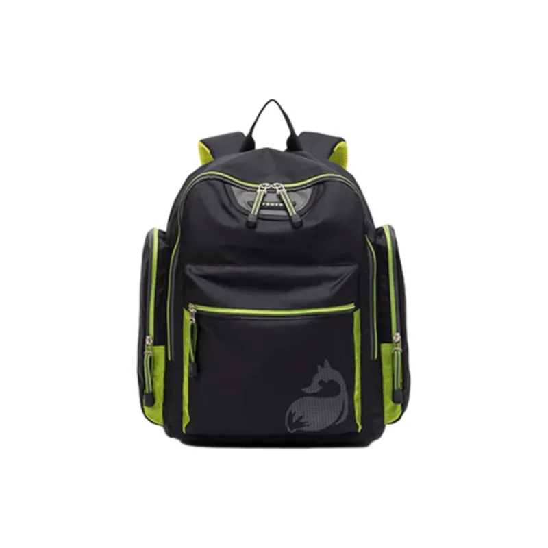 FOUVOR Oxford Backpack Unisex Black/Romantic Purple/Lake Blue-1