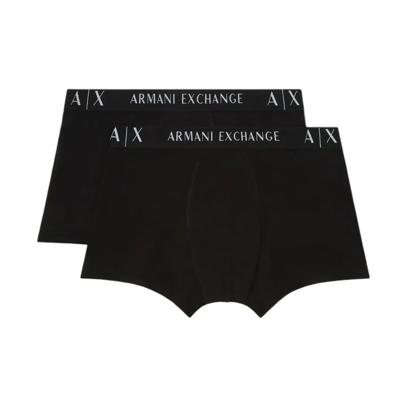 ARMANI EXCHANGE SS24 Underpants Men's 2 Pack Black-0