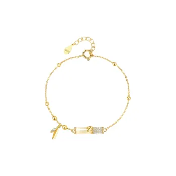 NAME.S Hetian Jade Bracelets Women's Pale Greenish-White Jade