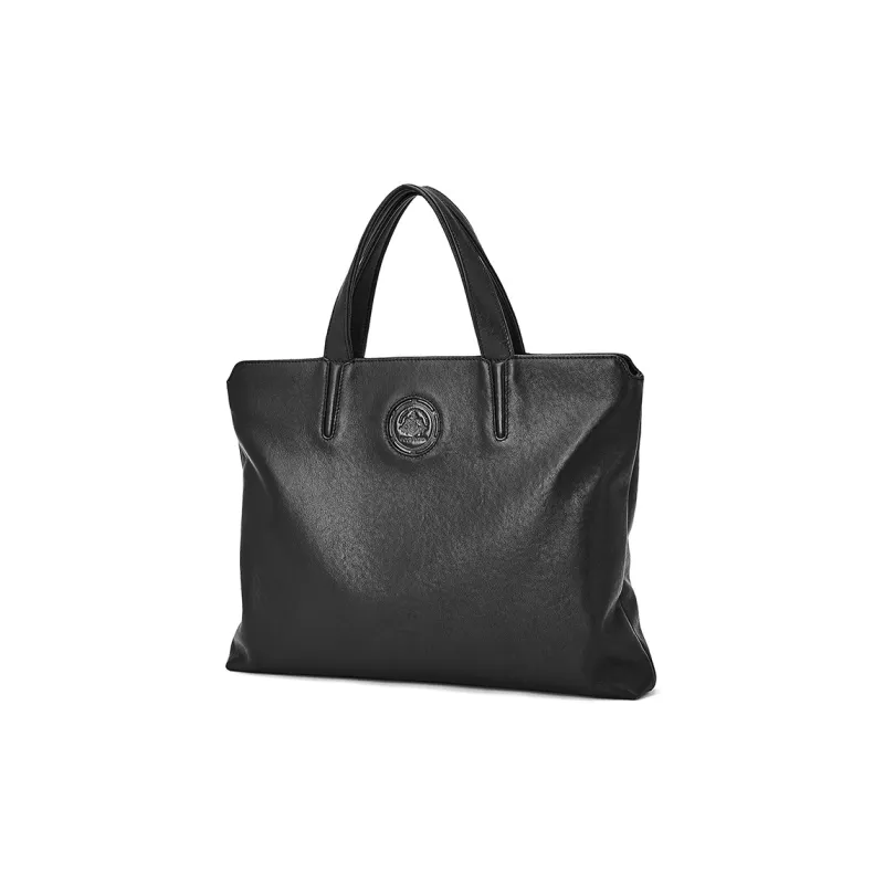 BOSTANTEN Cow Leather Handbag Regular Men's Black-3