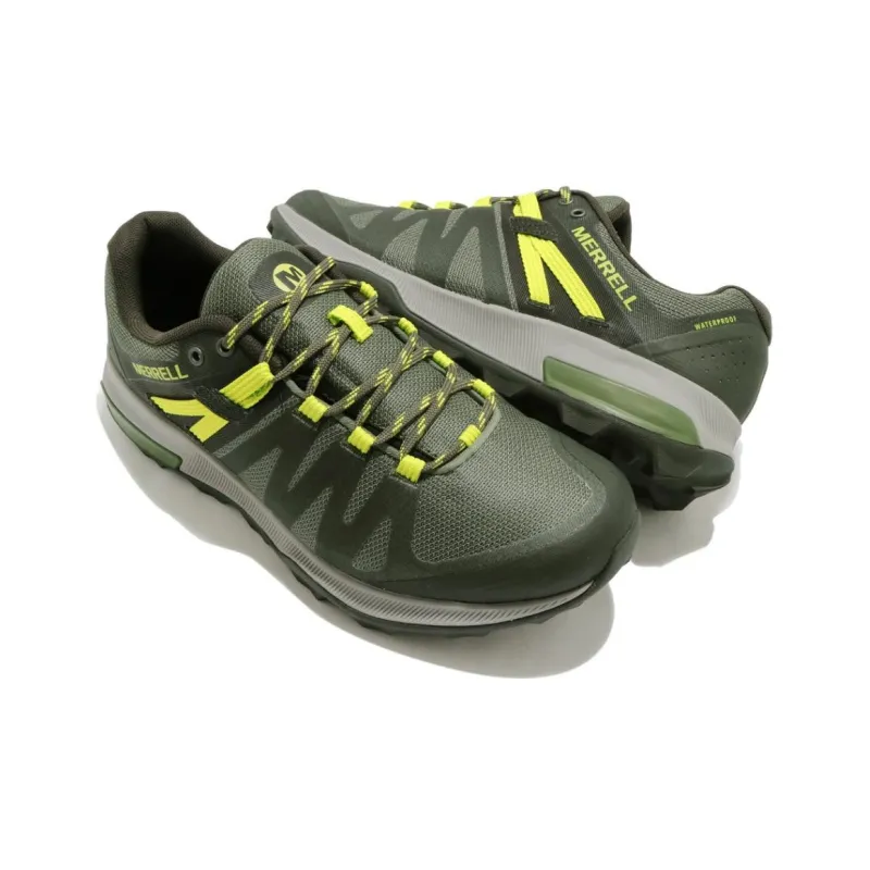 MERRELL Zion FST Waterproof Durable Breathable Low-Top Outdoor Shoes Men's Green-3