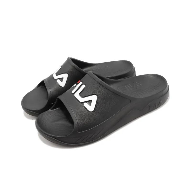 FILA Plumpy Slide Slide Slippers Men's Black-2