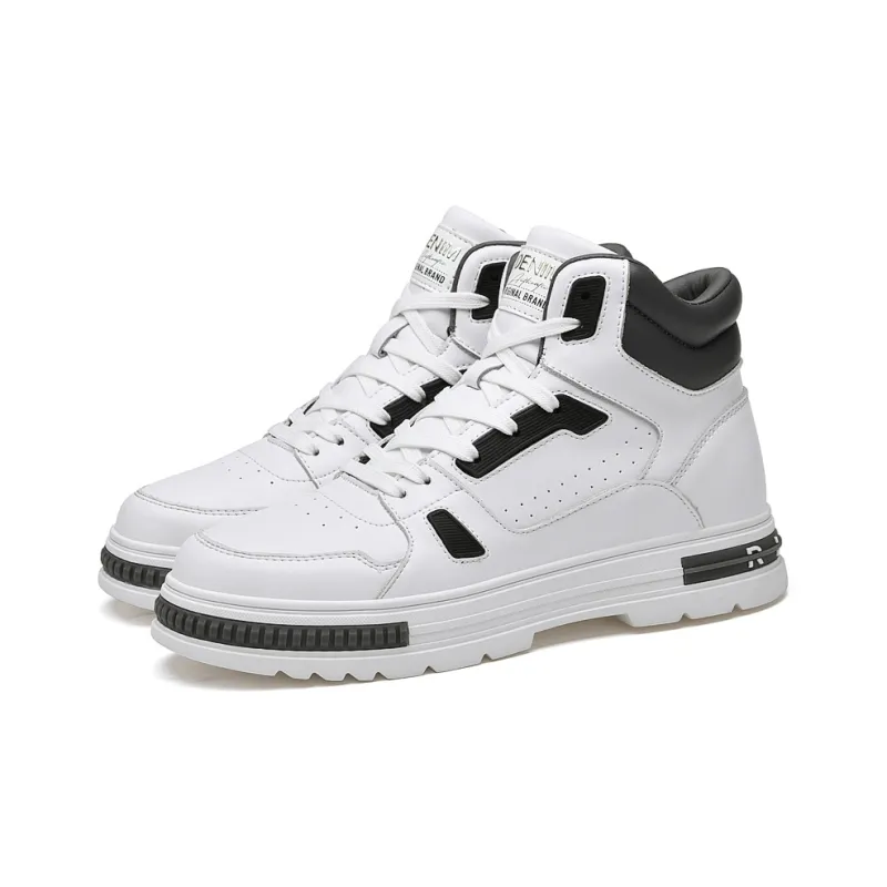 The Bull's House Cushioning Wear-Resistant High-Top Skateboard Shoes Unisex-6