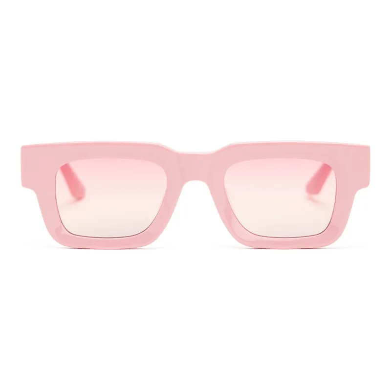 PLASTIC BRAIN Plate Frame TR/Memory Plastic Square Ink Lenses Unisex Multicolor Dopamine Dressing-16