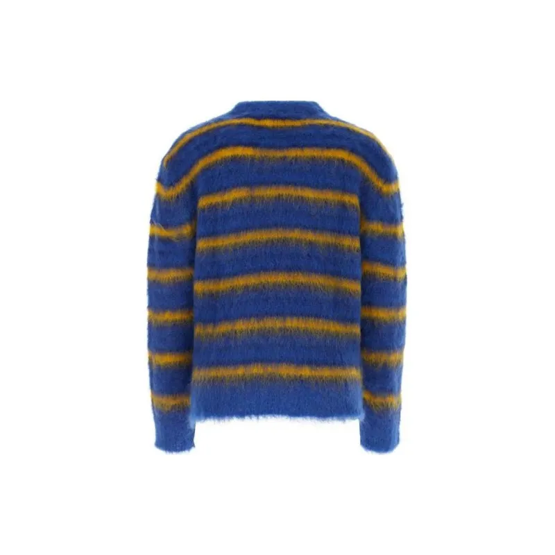 MARNI Fuzzy Striped Sweater-1
