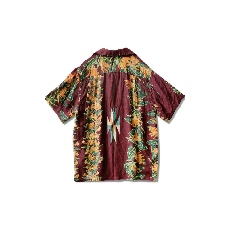 Kapital Hibiscus Ortega Aloha Shirt-4