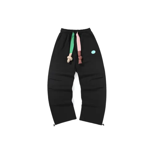 GENANX Casual Pants Unisex Black