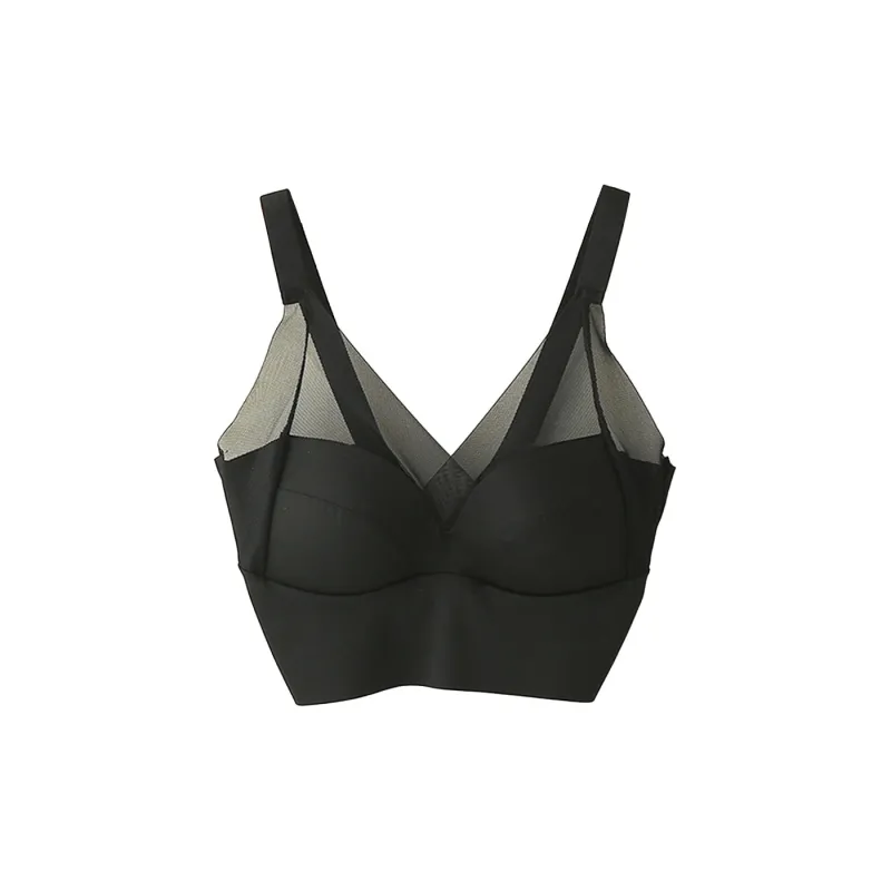 Flowers In Water Bra Women's Black-0
