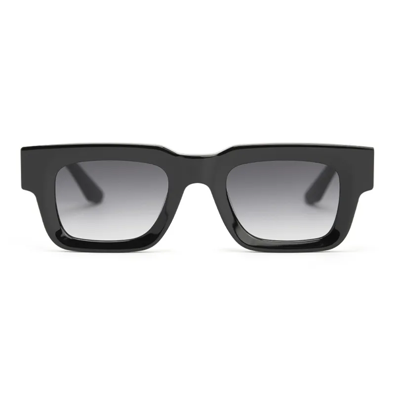 PLASTIC BRAIN Plate Frame TR/Memory Plastic Square Ink Lenses Unisex Multicolor Dopamine Dressing-1