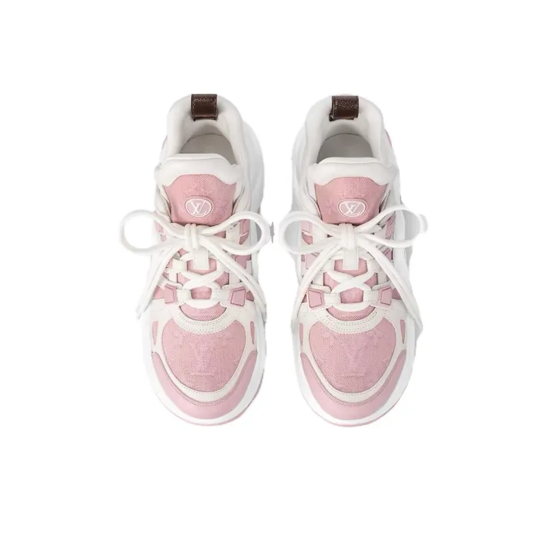 LOUIS VUITTON Archlight High Top Casual Shoes Women's Pink-3