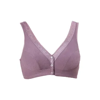 Flowers In Water Bra Women's Purple Gray