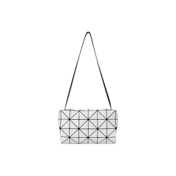 ISSEY MIYAKE Carton Polyvinyl Chloride Resin Portable Crossbody Bag Shoulder Bag Women's White