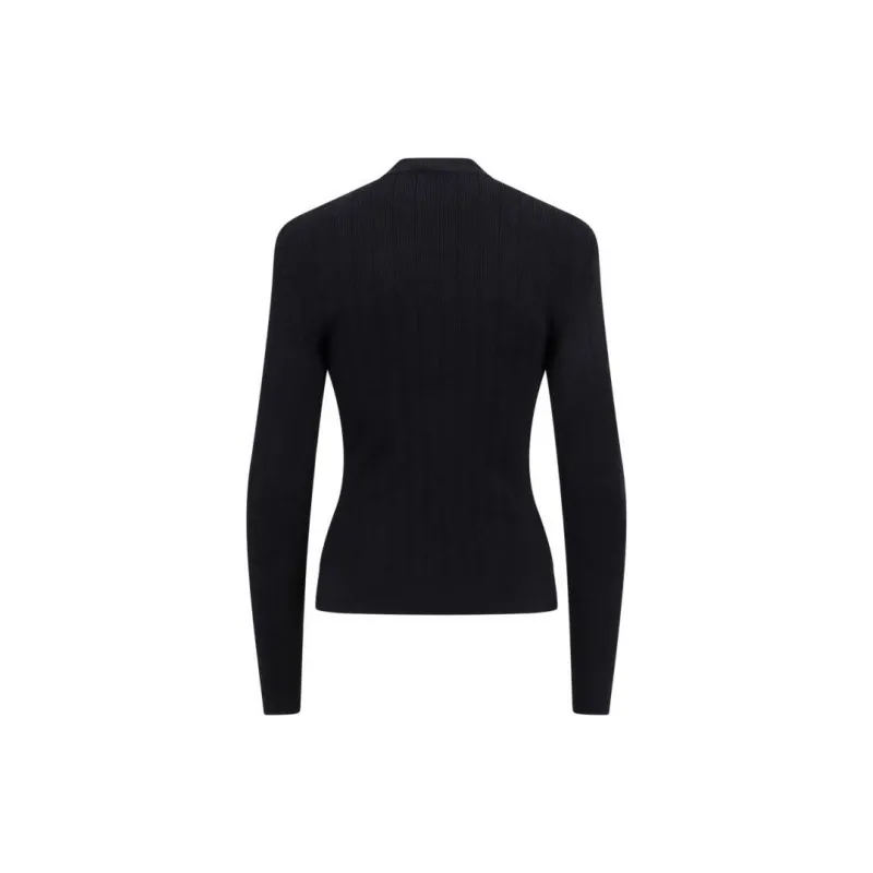 BALMAIN Fine Knitted Button-Detailed Jumper-1