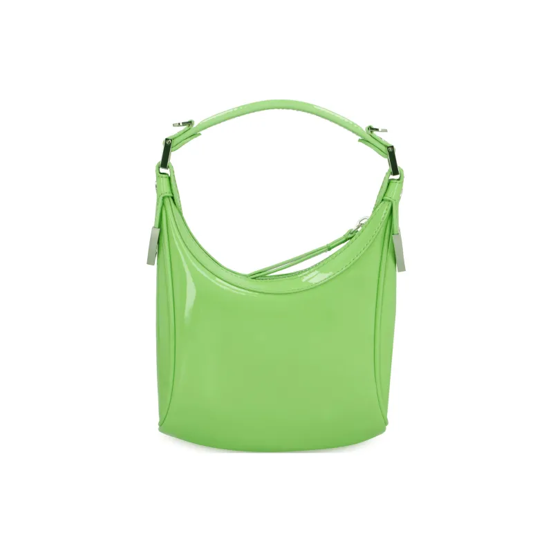 By Far Cow Leather Shoulder Bag Crossbody Bag Handbag Women's Green-3