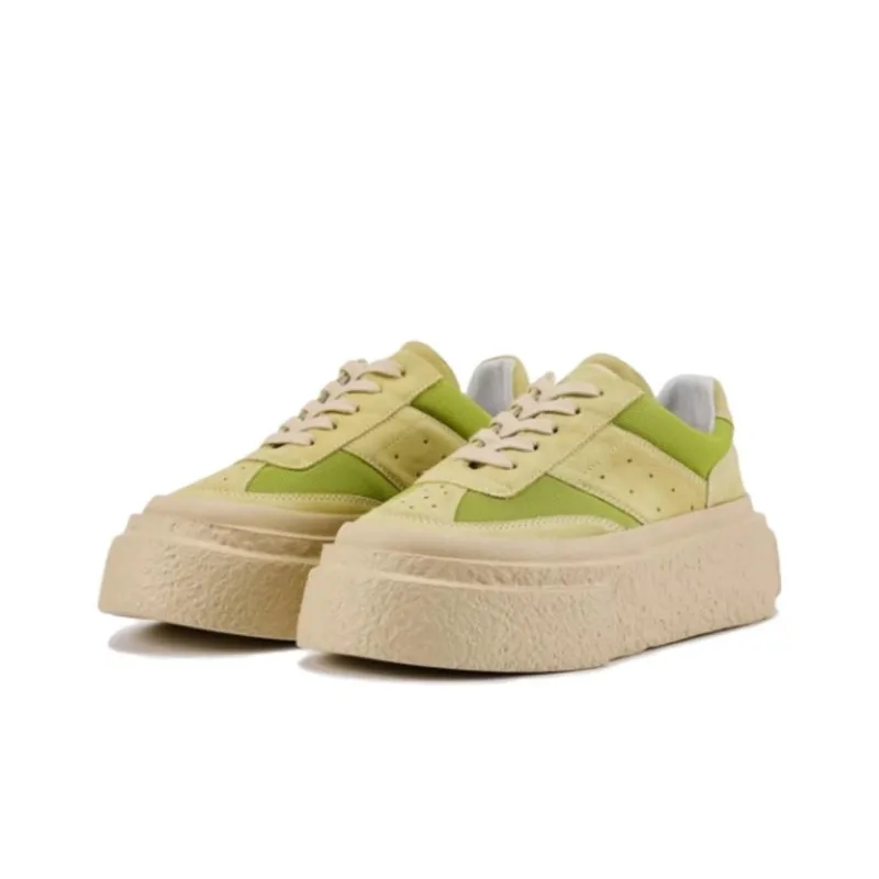 MM6 Maison Margiela Low Top Skateboard Shoes Women's Green-2