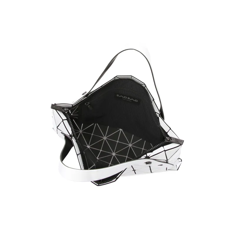 ISSEY MIYAKE Carton Polyvinyl Chloride Resin Tote Bag, Shopping Bag, Handbag, Shoulder Bag Women's White-4