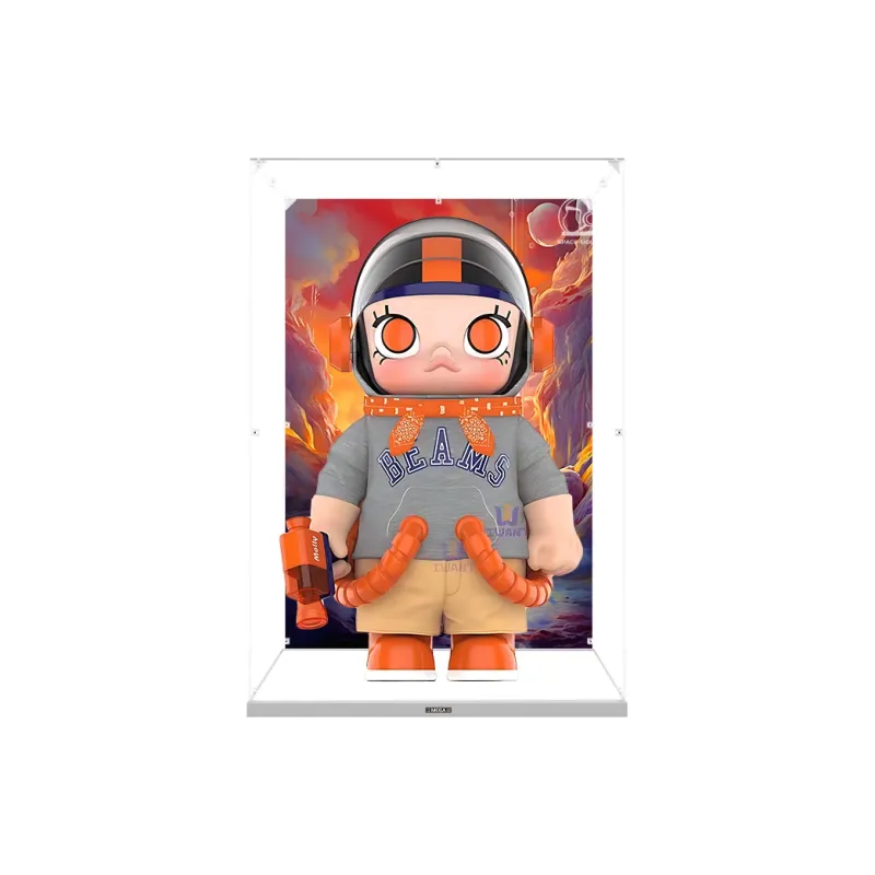 KGBOX SPACE Molly BEAMS Figure 1000% 400% Trendy Play Acrylic Display Case Model Accessories-18