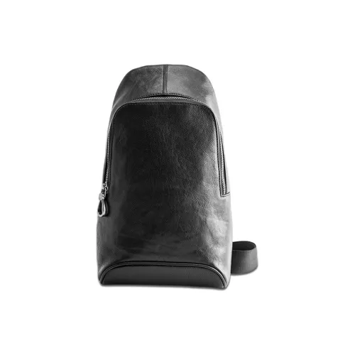 Back step Sling Bags Black