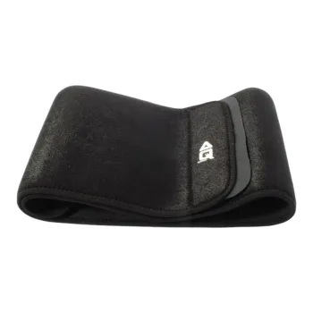 AQ Back Support Braces Fitness Yoga Protective Black Nylon Unisex