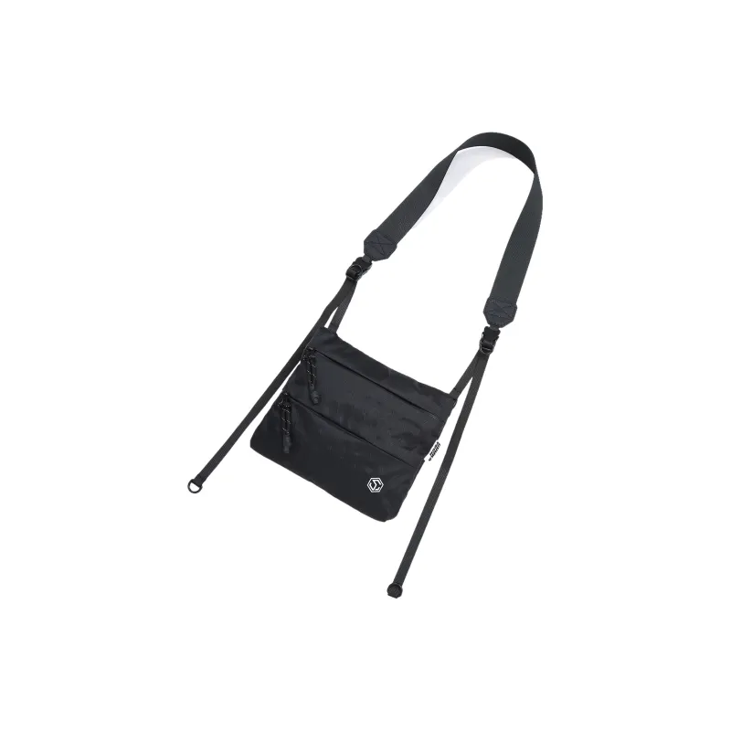 Guuka Fabric Crossbody Bag Men's Black-2