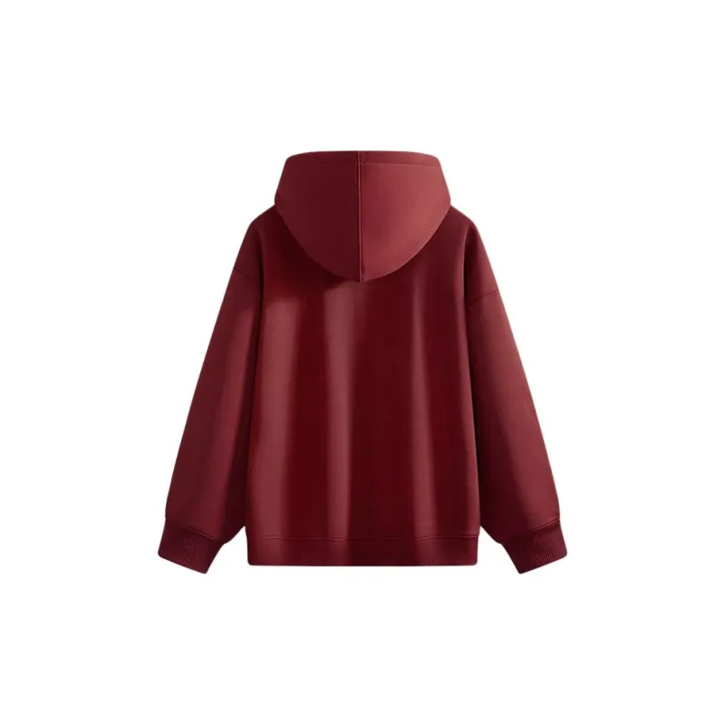 FAIRWHALE Sweatshirt Unisex Dark Red-1