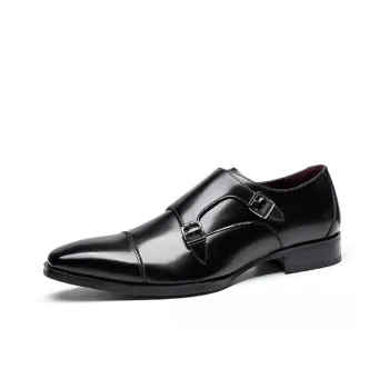Year by year Dress Shoes Men Low Top Black/Brown