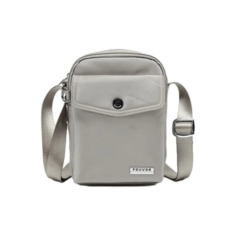 FOUVOR Oxford Shoulder Bag, Crossbody Bag Regular Unisex Beige/Black/Gray Blue/Gray/Chestnut Red/Pink-0