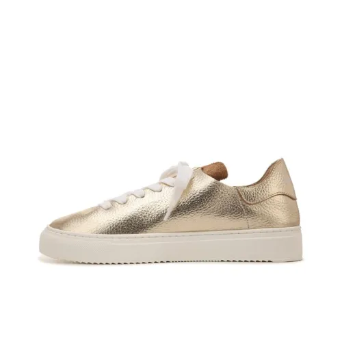 SAM EDELMAN Low-Top Skateboard Shoes Women's Gold
