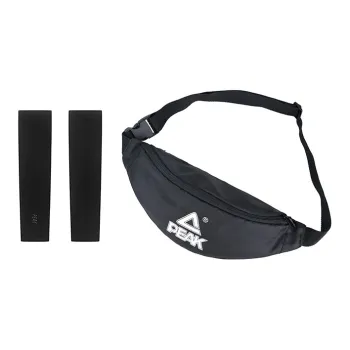 PEAK Nylon Shoulder Bag Crossbody Bag Fanny Pack Regular Unisex Black
