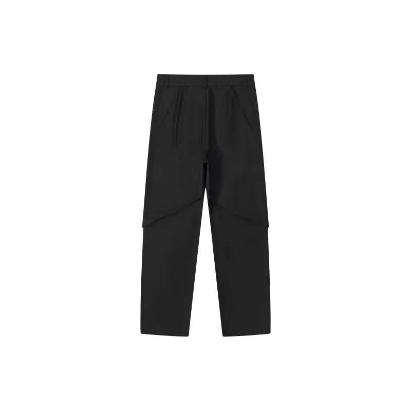 HARSH AND CRUEL Casual Suit Pants Unisex Black-1