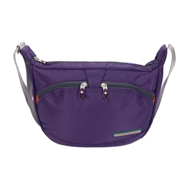 FOUVOR Nylon Fabric Shoulder Bag Crossbody Bag Regular Unisex Chestnut Red/Classic Black/Romantic Purple/Turquoise Blue-11