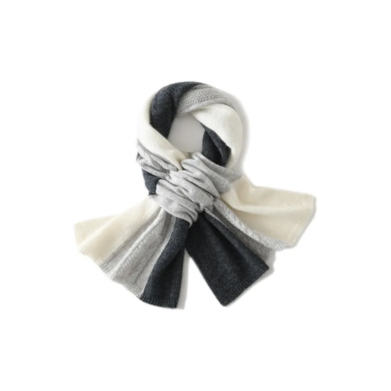 Yamaichi Maru Cashmere Knit Scarves Unisex-3