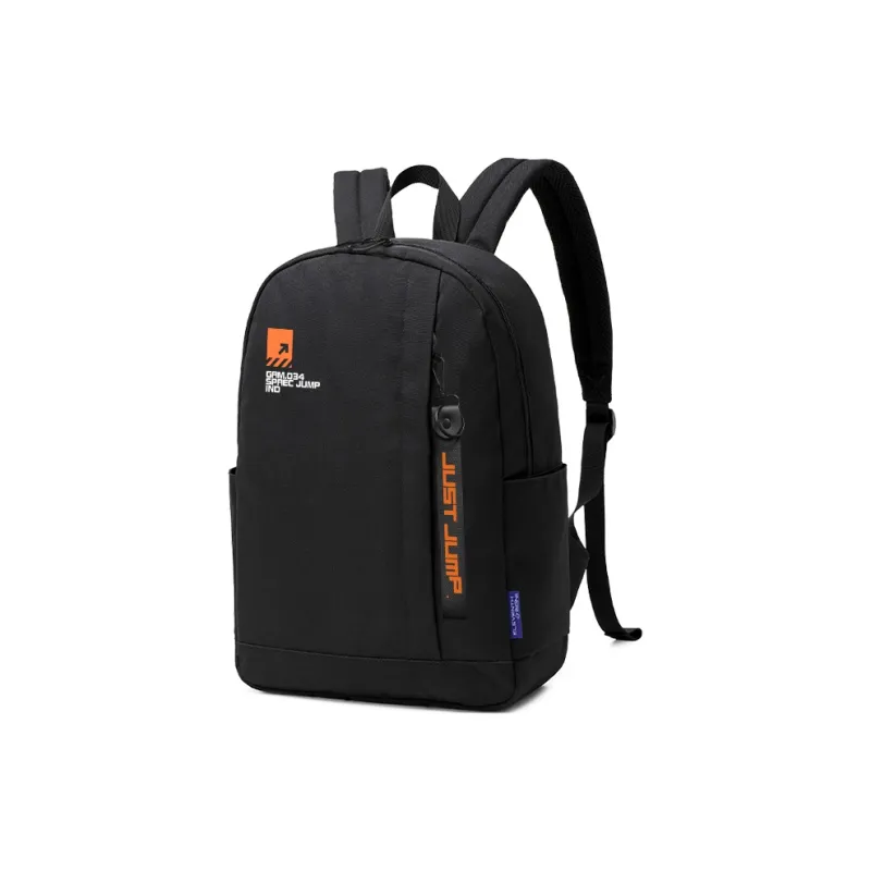 ElevethSign Polyester Travel Backpack Large Size Unisex Black-1
