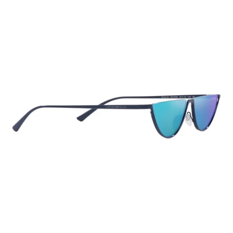 EMPORIO ARMANI Oval Semi Rimless Sunglasses-4