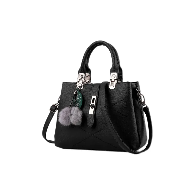 ALOENEY PU Handbag, Shoulder Bag, Crossbody Bag Women's Burgundy/Black/Dark Red-3