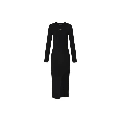 MO&CO Long-Sleeved Dresses Women's Black