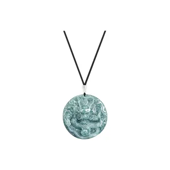 Best Wishes Glutinous Jade Necklaces Unisex