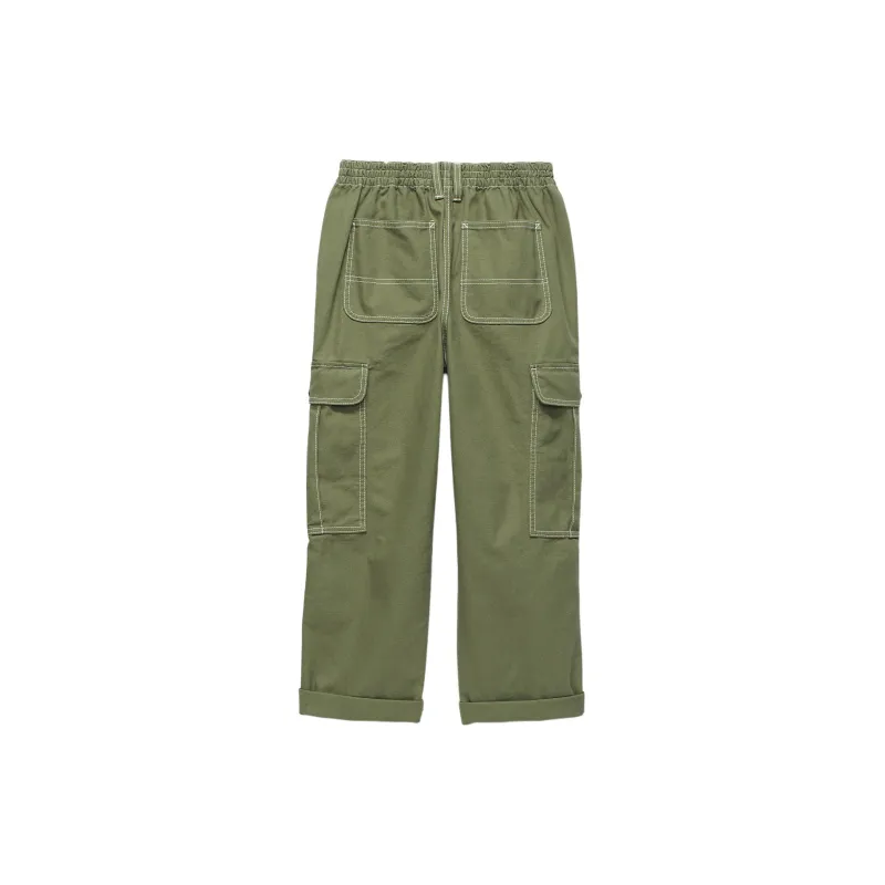Vans Sidewalk Pants Casual Pants Women's Green-1