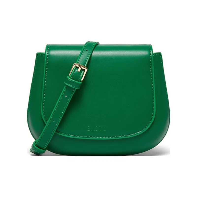 BASTO PU Saddle Bag, Crossbody Bag Trumpets Women's Black/Green/Brown-0