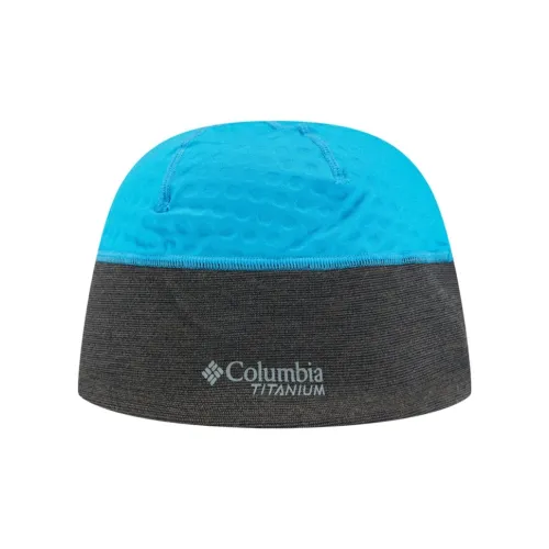 Columbia Polyester Elastane Wool Beanies Unisex Black Blue