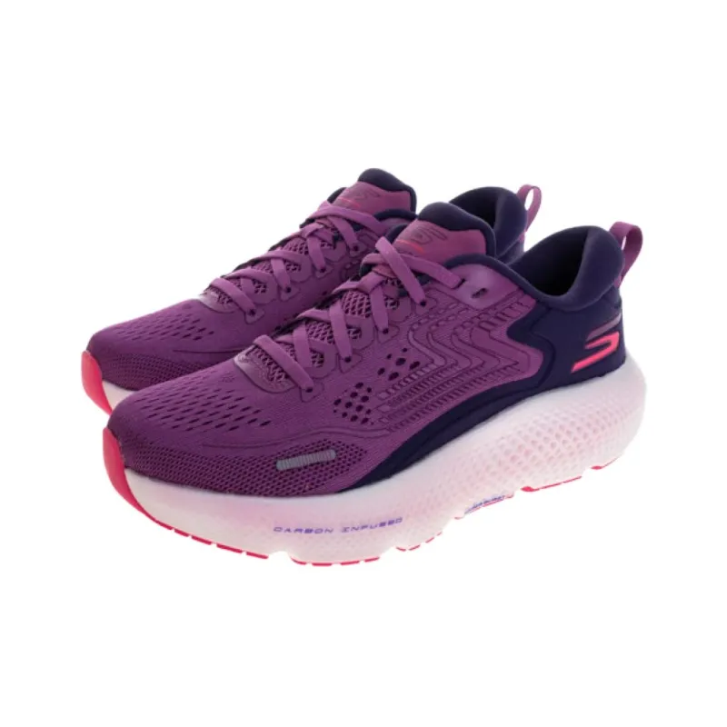 Skechers Go Run Max Road 6 Cushioning Wear-Resistant Low-Top Running Shoes Women's Purple-1