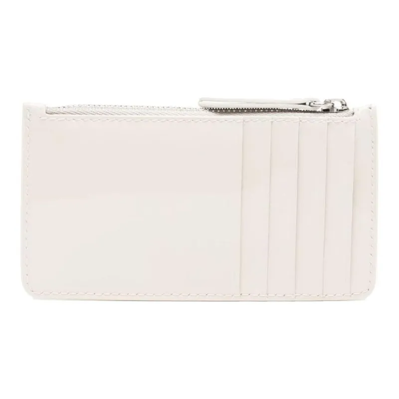 Maison Margiela Leather Wallet Women's Ecru-1