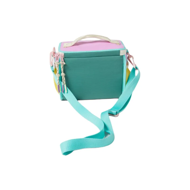 ZARA Cotton With Nylon Camping Bag One Shoulder Handbag Regular Women's Pink/Green/Yellow/Purple-2